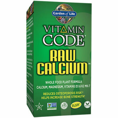 Garden of Life Vitamin Code Raw Calcium 120 caps exp. 12/2026