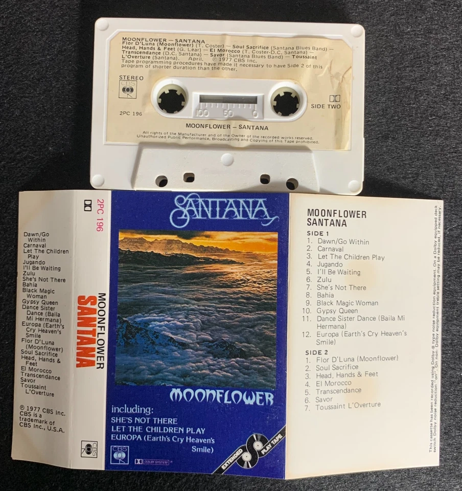 Santana – Moonflower, AUS Cassette - Image 3 of 4