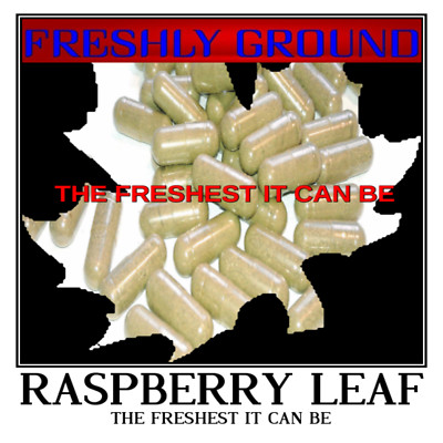 RASPBERRY LEAF Fresh Ground The Freshest It Can Be 100 Vegetarian Capsules