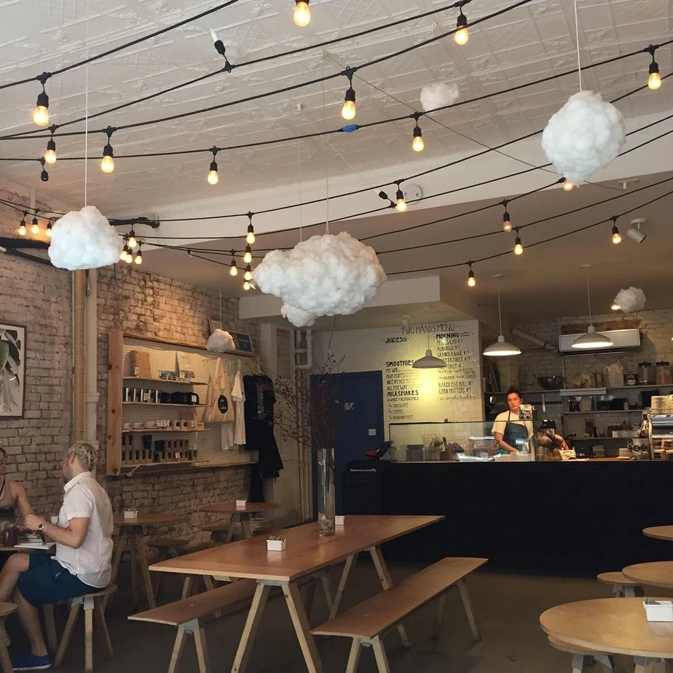 4Pack 30Ft Pendant String Light, S14 Clear, 12 Socket 30" Spacing E26, 11W 2700K - Image 3 of 4