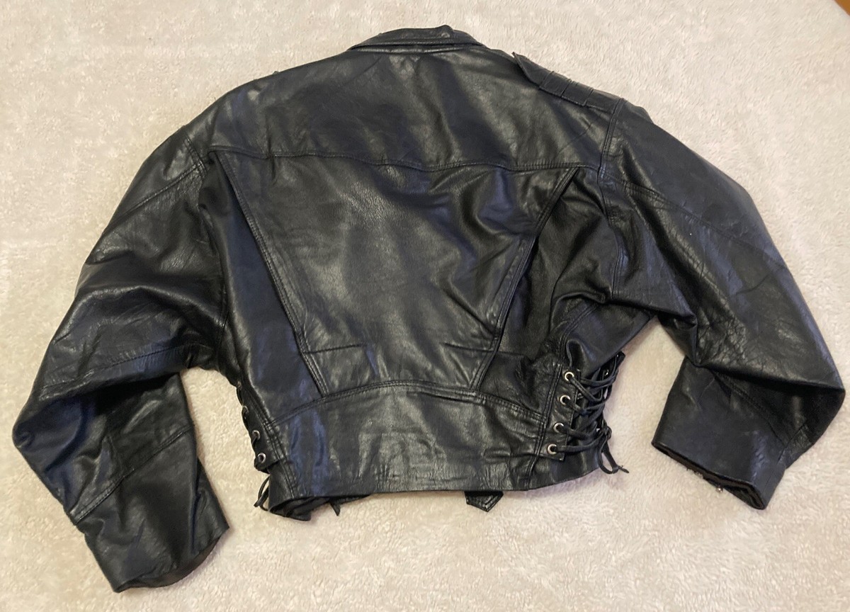 VTG 90s Medium Leather Jacket- Classics by Rosh | eBay