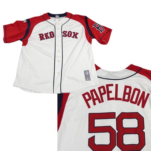 MLB Jonathan Papelbon Boston Red Sox Big & Tall Réplica de Jersey