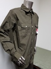new Mens Open Trails button front shirt with roll up sleeves.