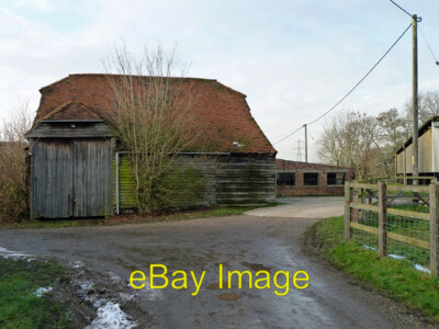 Foto 6x4 Scheune, Rowner Farm Billingshurst Der Reitweg hinunter nach und durch c2010