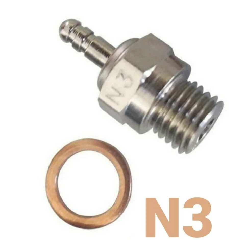 HSP 70117 N3 / N4 Super Glow Plug #3 / #4 Spark Med Hot Nitro Engine Parts RC