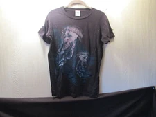 Unisex Teen MANIC Activewear SHEDD AQUARIUM Short Sleeve T-Shirt Size S Black 