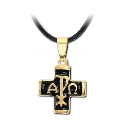 Collana Da Uomo - Black Crossed - : - Online Da BIJOU BRIGITTE - Foto 8