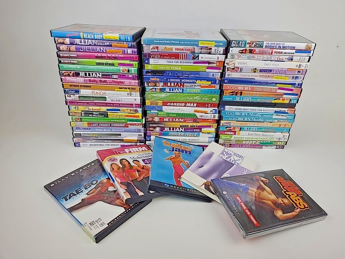 Lot 20+ Exercise Fitness DVD Workout Yoga Dance Pilates Wins