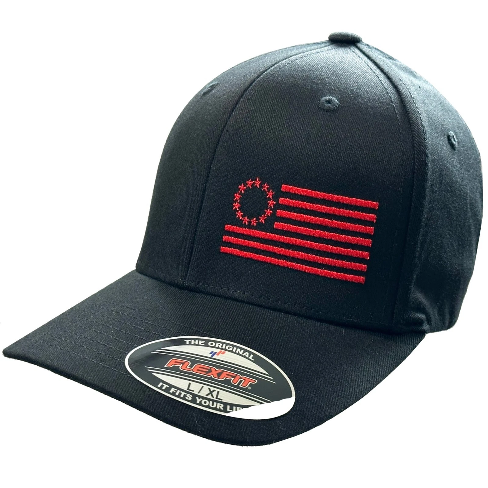 Betsy Ross Flexfit Side Flag Hat Patriotic USA Dad Tactical Best Gift Cap