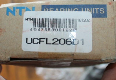 NTN UCFL206D1 Flange Mount Bearing Unit 30 mm ID UCFL 206 D1 UC206