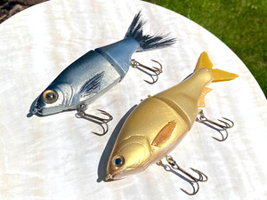 Leurre Phoney Frog Shiner - Silver Scaled - Swimbait / Glide Bait Pour La Pêche