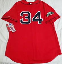 Authentic Majestic, SIZE 52 2XL BOSTON RED SOX DAVID ORTIZ, RED COOL BASE Jersey