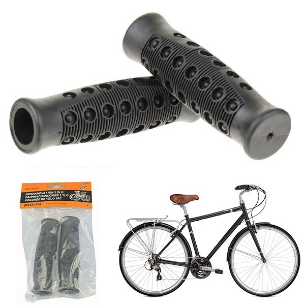 Manopole Manubrio Bici Antiscivolo – Impugnature In Gomma Per Mountain Bike – Diametro 22 Mm