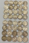 40 US 90% Silver Standing Liberty 25c mixed dates L24764