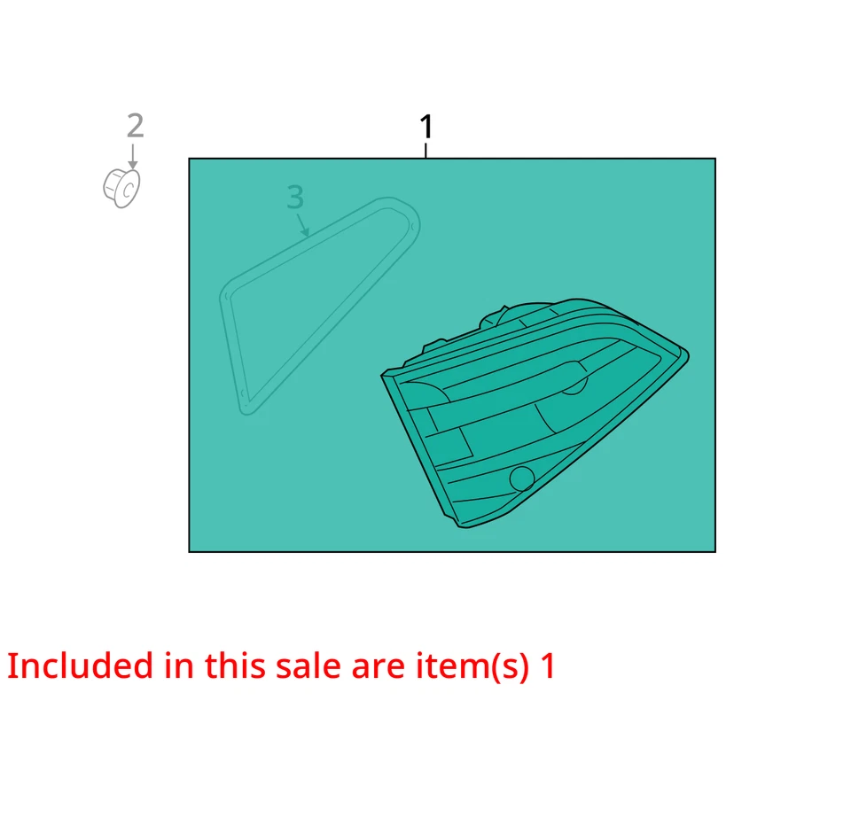 Luz trasera lateral derecha para pasajero Audi A4 2013-2016 OEM WYRXA Foto 3 de 4