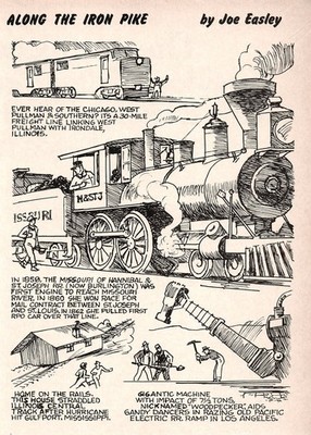 Along The Iron Pike Series Written By Joe Easley 1970 Vintage Magazine Cut Out