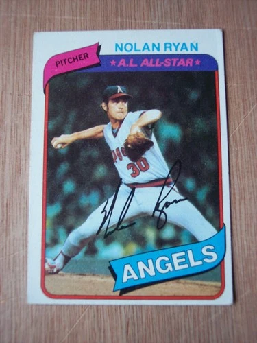 1980 Topps baseball Nolan Ryan card #580 VG