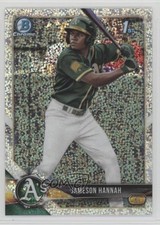 2018 Bowman Draft Chrome Sparkles Refractor Jameson Hannah #BDC-160 05up