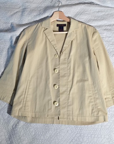 Ralph Ralph Lauren Damen Beige Freizeit Blazer Jacke Small Leicht - Bild 3 von 12
