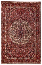 6'9" x 10'6" Vintage Hand Knotted Area Rug Traditional Oriental Wool Carpet