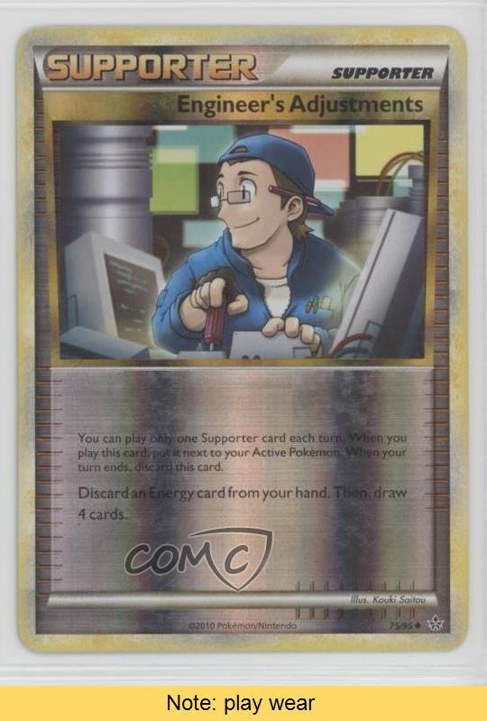 Engineer's Adjustments Reverse Foil Pokémon HeartGold & SoulSilver Unleashed 4k2