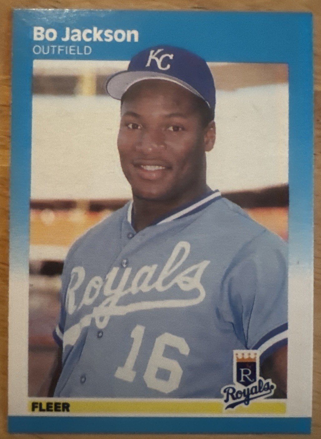 Bo Jackson 1987 FLEER Rookie Card #369 (7785)