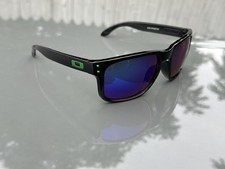 Oakley Holbrook  style  Gloss Black /Green Mirror Sunglasses Green O