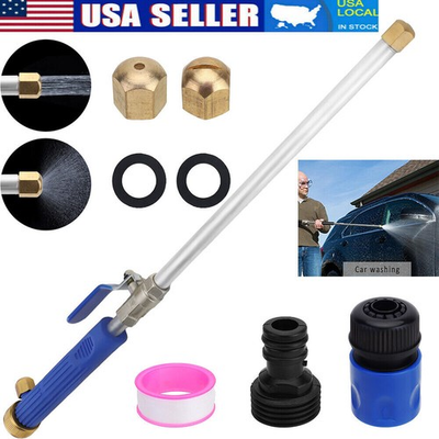 #ad 2in1 High Pressure Power Washer wand Hydro Jet Water Hose Nozzle for Garden Hose $10.99