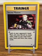 2000 Pokemon #118/132 (Trainer - Secret Mission) (Gym Heroes) LP Slight Crimp on eBay