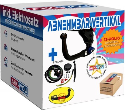AHK AUTOHAK für Ford B-Max 12-17 vert. + 13-pol ES ABE