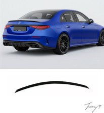 Mercedes S-Klasse W223 Glanz Schwarz Heck Kofferraum Spoiler Flügel Lippe 2021+