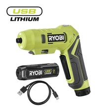 Ryobi USB Lithium Pivoting Screwdriver Kit (1 x 2.0Ah) 4V RSDP4-120G