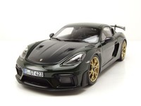 Porsche Cayman GT4 Rs Weissach Package 2023 DunkelgrüN Modellauto 1:18 Norev