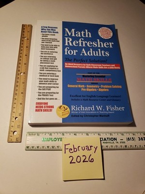 Mastering Essential Math Skills Ser.: Math Refresher for Adults PB SOLD AS IS 