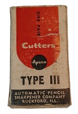 NOS 1 Pair of Apsco Type  III Pencil Sharpener Cutters for Marvel Power Giant