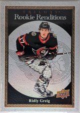 2023-24 Ridly Greig Upper Deck Trilogy #RR-36 RC
