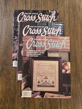 For the Love of Cross Stitch Magazine Lot 1991 1994 Leisure Arts Vintage
