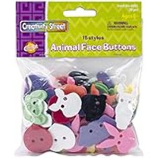 Animal Face Buttons 70 pcs 113481110
