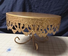 Metal Gold Cake Stand