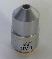 Olympus E Achromat 10x 0,25 Objektiv Objektiv 160/- f&uuml;r CH2 BH2 gebraucht top