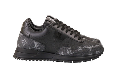 LOUIS VUITTON HERREN Run Away Turnschuhe SCHWARZ 1ADG6C US6 Gebraucht...