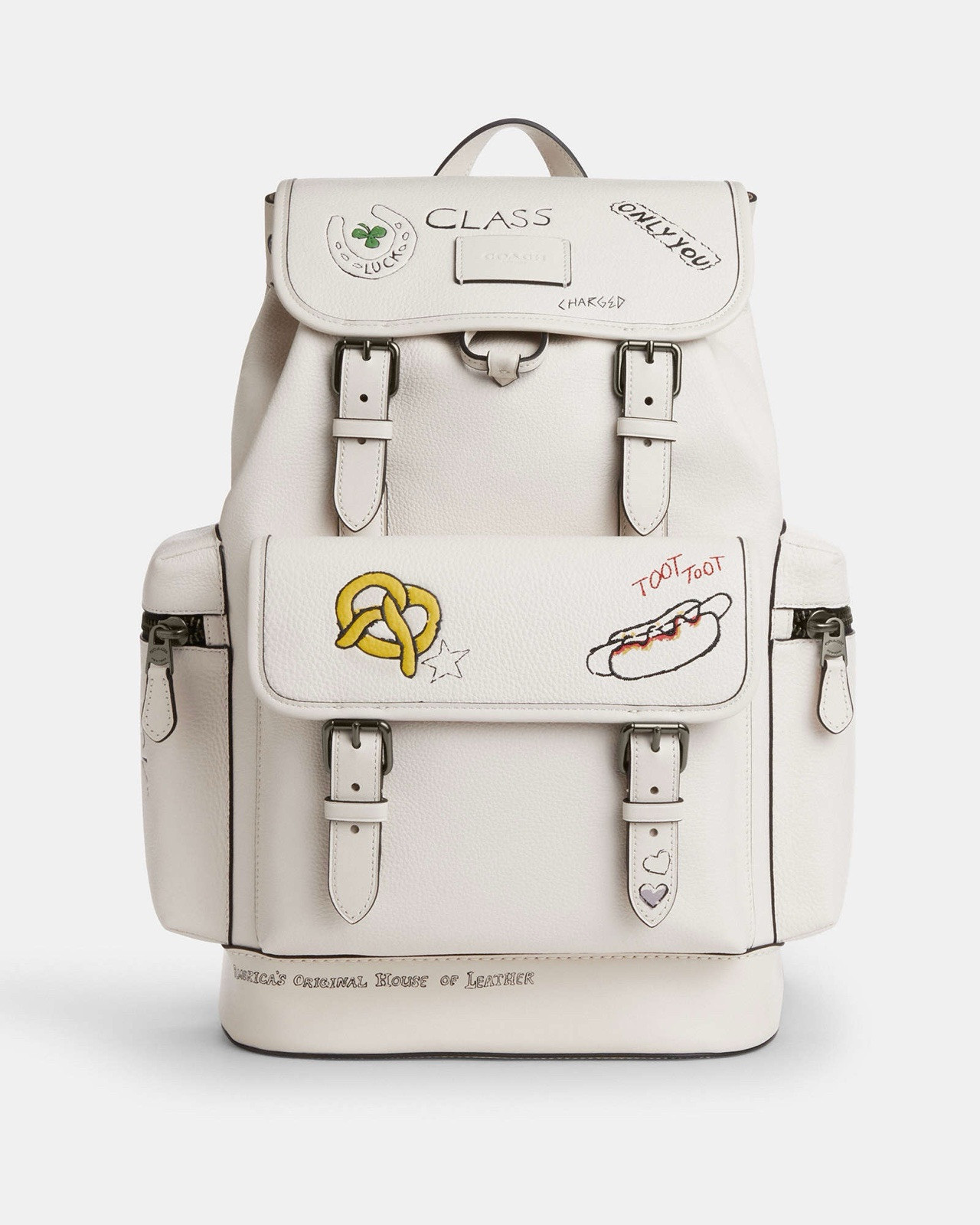 希少色　COACH バックパック　リュック　USA グラブタンレザー　白 s-l1600.jpg