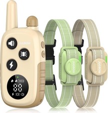 Jugbow Dog Shock Collar 2 Dogs 5-120Lbs - 4200FT Dog Training Collar with Remo