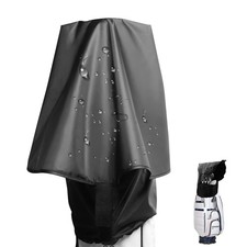 Golf Bag Rain Cover Waterproof Hood Protection Black Pack Durable Lightweight...