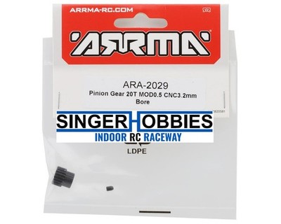 ARRMA ARA-2029 Mod 0.5 Pinion Gear (3.2mm Bore) (20T) GROM SERIES
