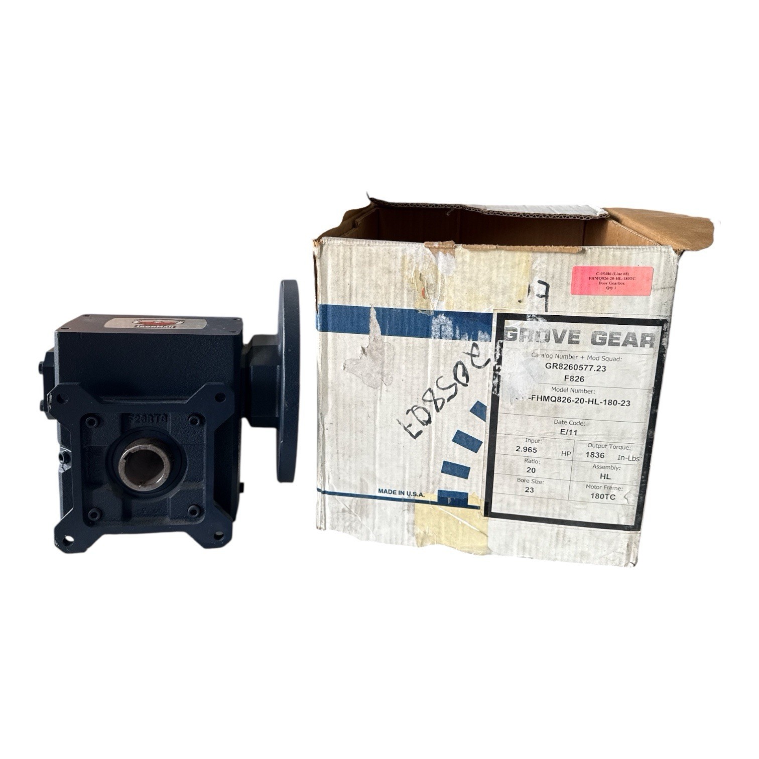 Grove Gear Ironman GR8260577.23 Plus F826 Gear Reducer