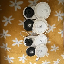 YI Indoor Wi-Fi Surveillance Cameras Set of 3, 1080p Night Vision, White