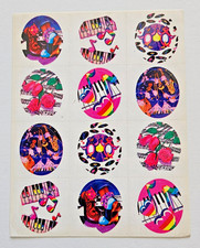 VTG Lisa Frank Sticker Sheet Complete Rare  S110 Jazz Piano Music