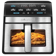 Gourmia GAF858 Digital Air Fryer 7.6L With Light & Window Black 7 Fry Functions