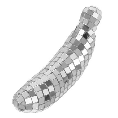 Disco Banana Figurine Decor Decorative Fruit Figurines Sculpture